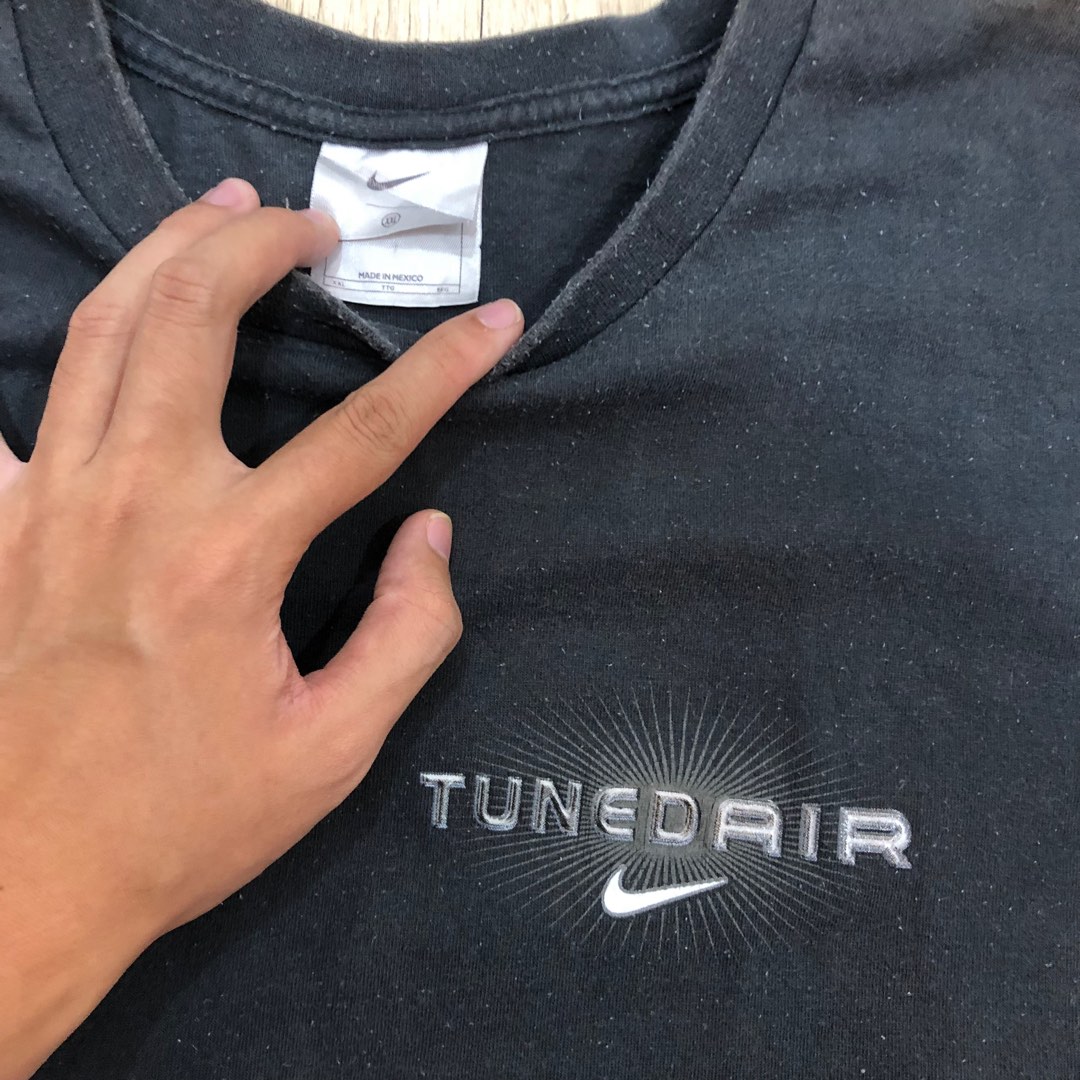 Vintage Y2k Nike Tuned Air T shirt Men s Fashion Tops Sets Tshirts Polo Shirts on Carousell