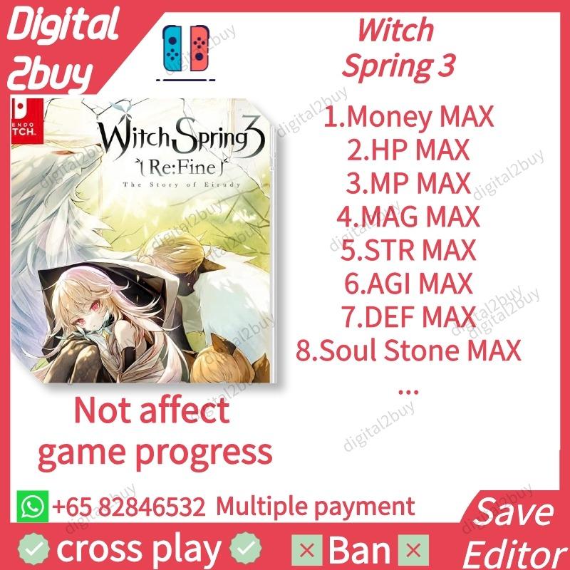 Witch Spring 3 Save Editor WS3 Save Modding, Video Gaming,