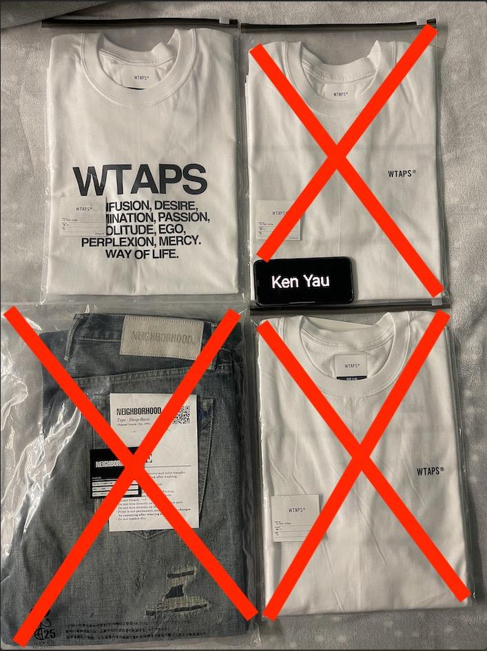 wtaps TEE 22S/S INGREDIENTS SIZE 02 S , 男裝, 上身及套裝, T-shirt