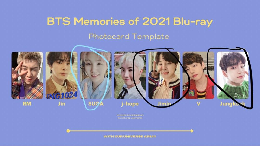 JIN】BTS MEMORIES OF 2021 Blu-rayタレントグッズ - アイドルグッズ