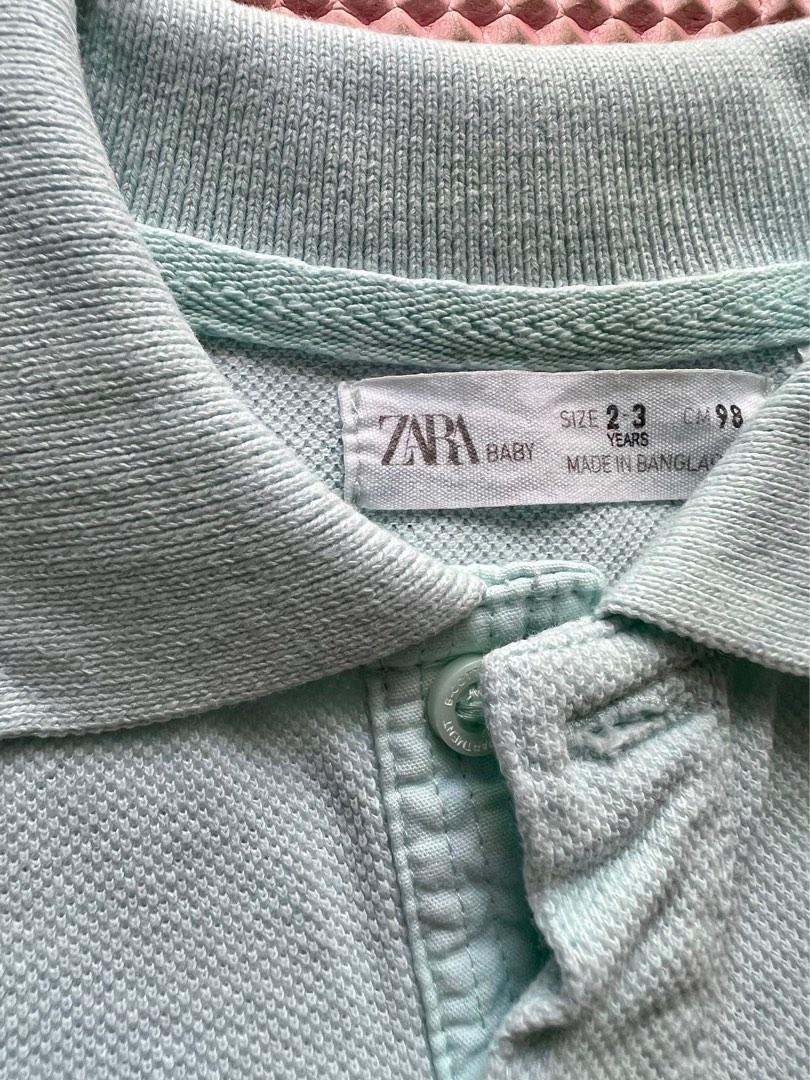 Zara Baby Boy Polo Shirt, Babies & Kids, Babies & Kids Fashion on Carousell