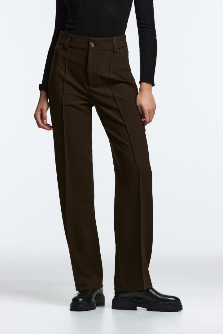 Zara Full Length Francoise Trousers, Women's Fashion, Bottoms
