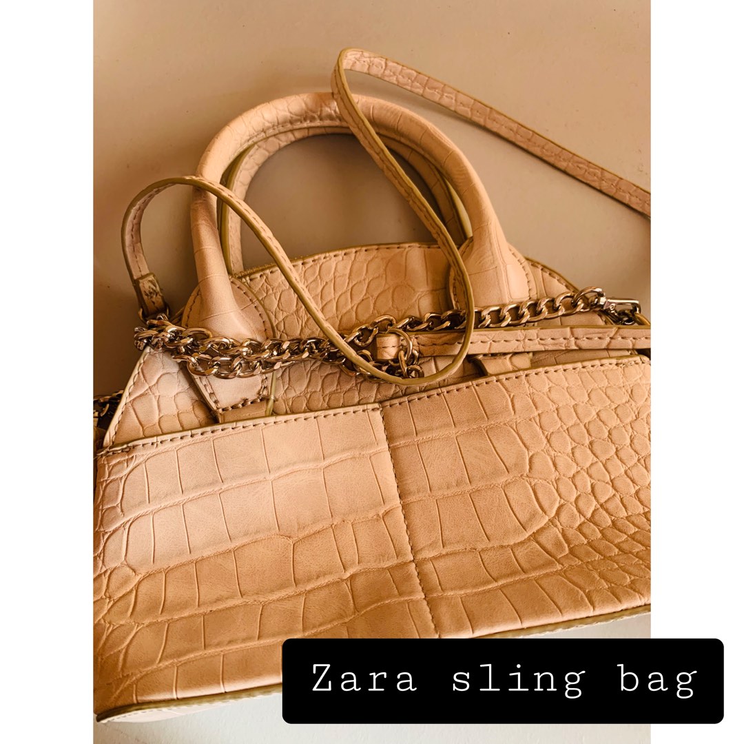 Zara sling bag, Women's Fashion, Bags & Wallets, Crossbody Bags on