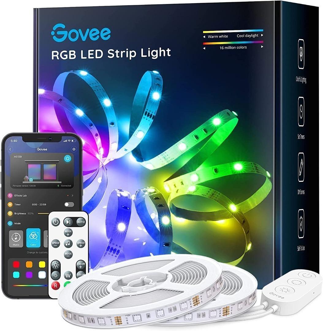 Govee RGB Smart Wi-Fi + Bluetooth LED Strip Lights [Energy Class A