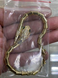 18K Saudi Gold serpentine Bulgari bracelet