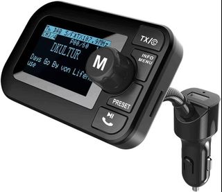 FM Transmitter, Otium® Bluetooth Wireless Radio Adapter Audio Receiver