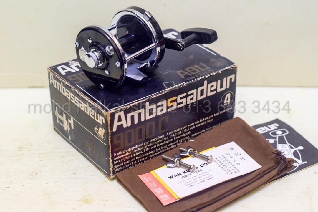 1977 Abu Ambassadeur 9000C Set, Sports Equipment, Fishing on