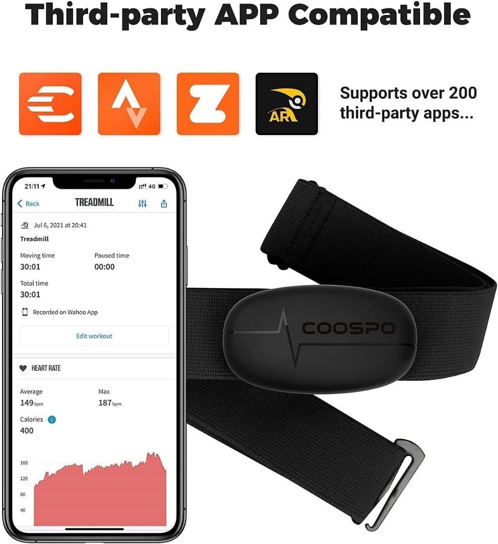 [1989] CooSpo H6M Heart Rate Monitor Chest Strap Bluetooth4.0 ANT Chest
