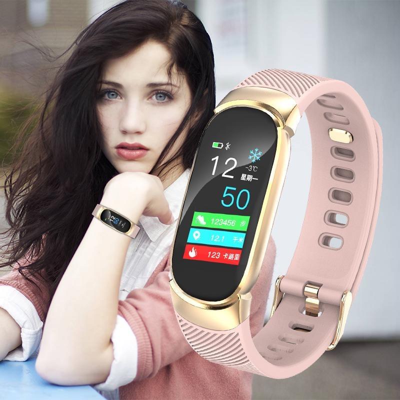 2313 Sports Waterproof Smart Watch Women Smart Bracelet Band Bluetooth Fitness Tracker Smartwatch Mobile Phones Gadgets Wearables Smart Watches on Carousell