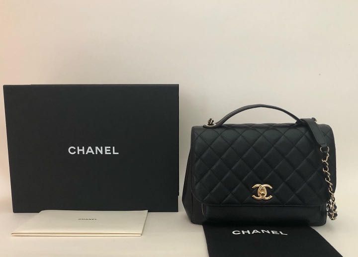 98% NEW CHANEL BUSINESS AFFINITY FLAP, Luxury, Bags & Wallets on Carousell