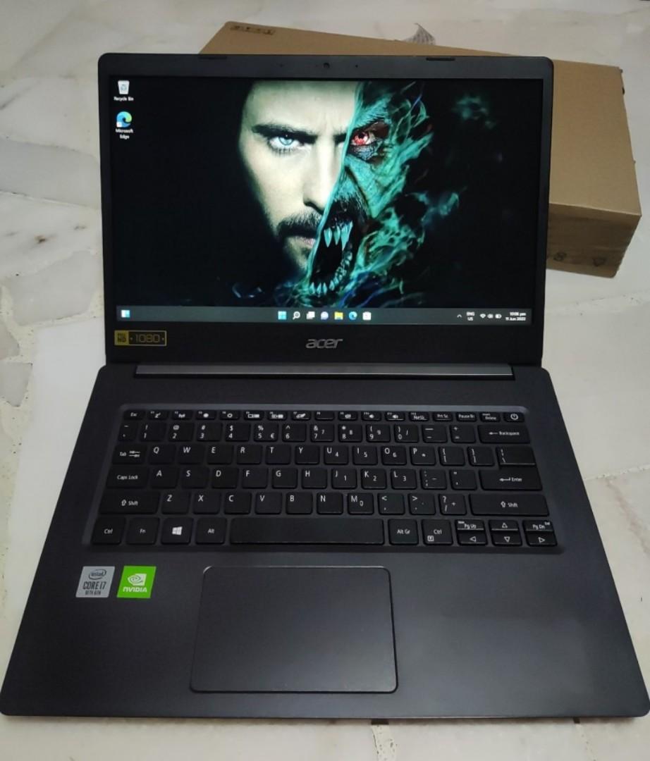 Acer Aspire 5 Gaming Laptop i710th gen processor upgraded to M.2 SSD