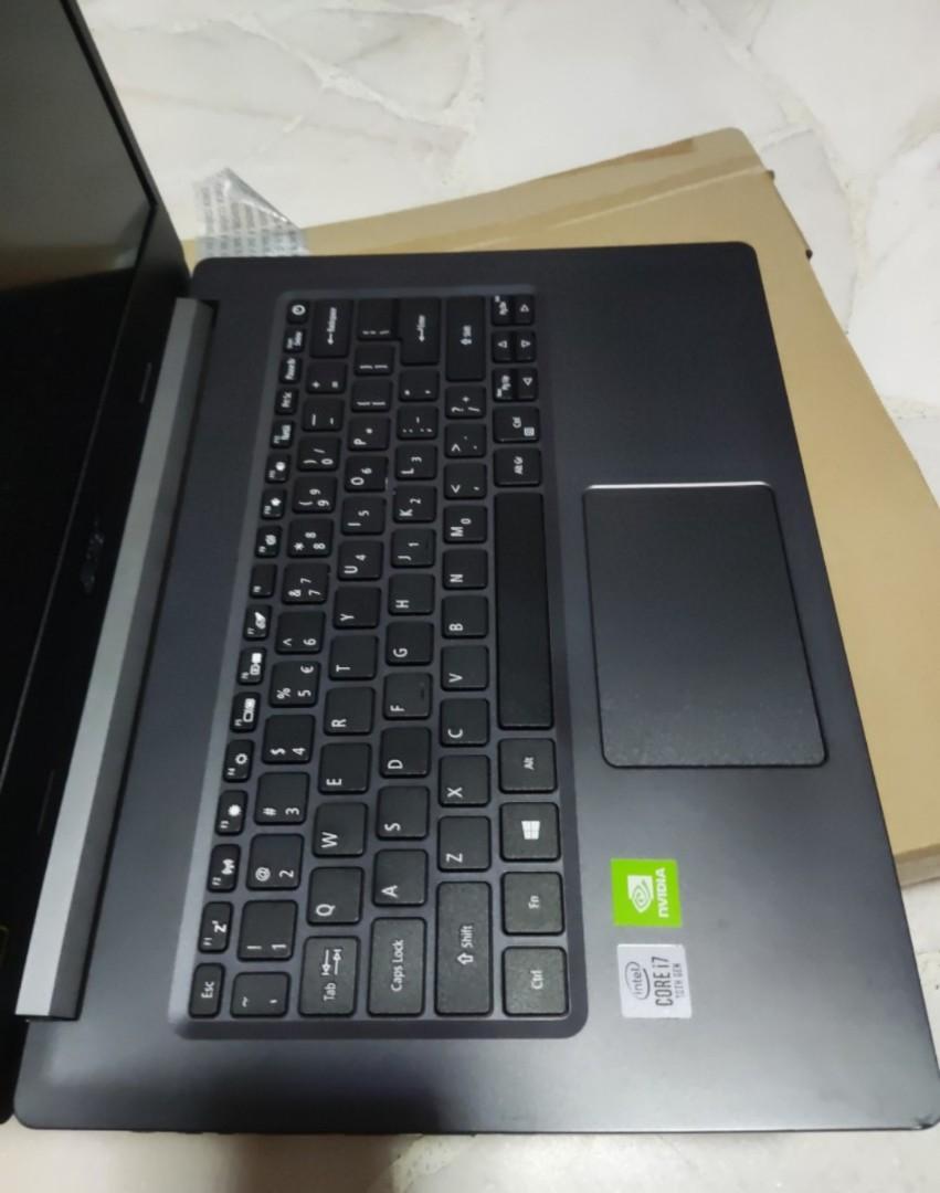Acer Aspire 5 Gaming Laptop i710th gen processor upgraded to M.2 SSD