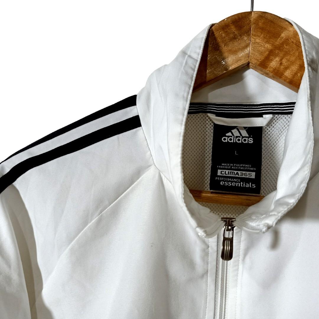 Adidas Climalite Jacket (White) - 27 L 22 W, Men's Fashion, Coats, Jackets  and Outerwear on Carousell