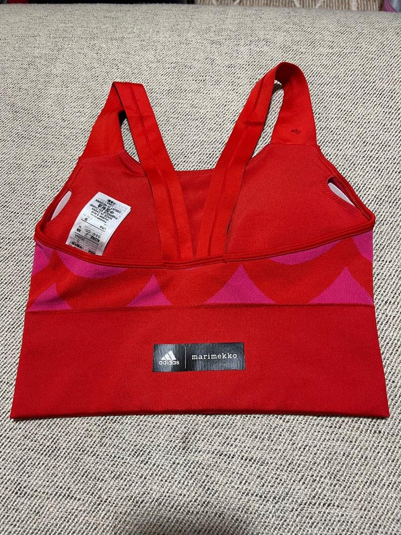 adidas Techfit Sports Bra Women's S Small Red Racerback Logo Gym New with  Tags 