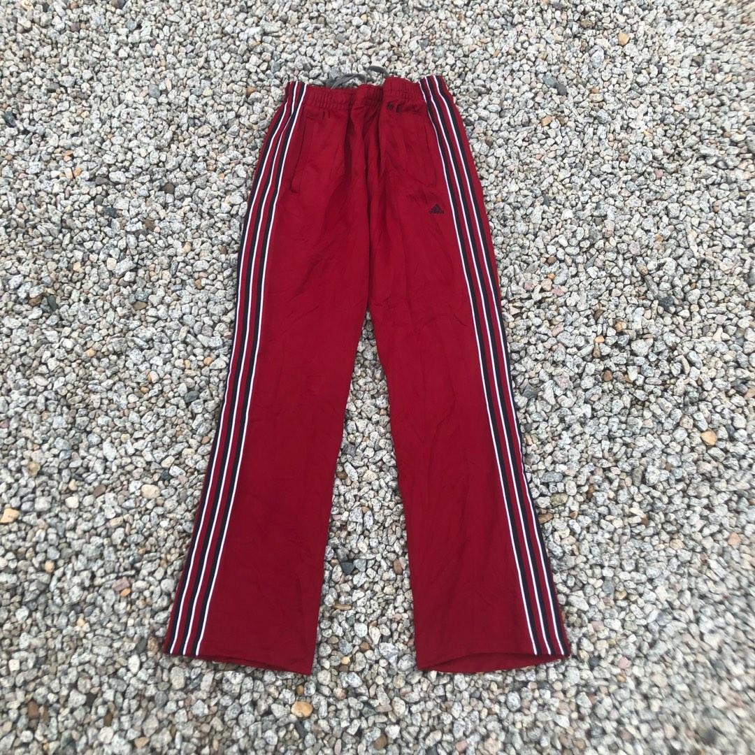 Adidas track pants bootcut, Men's Fashion, Bottoms, Joggers on Carousell