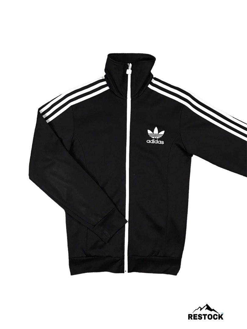 Adidas trefoil track jacket, Men's Fashion, Activewear on Carousell
