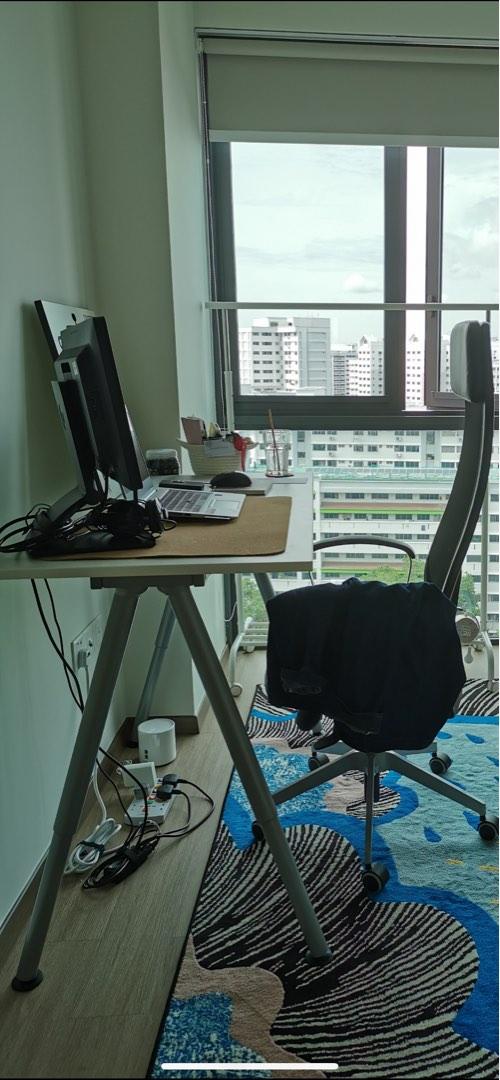 Adjustable computer table study table thyge ikea disassembled