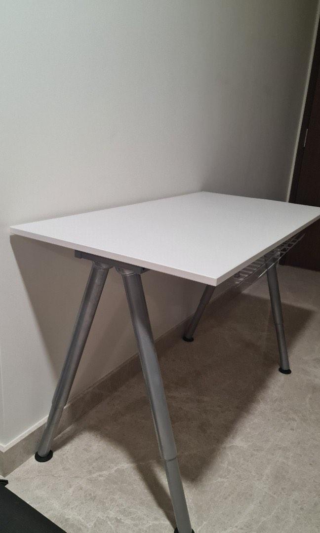 Adjustable computer table study table thyge ikea disassembled