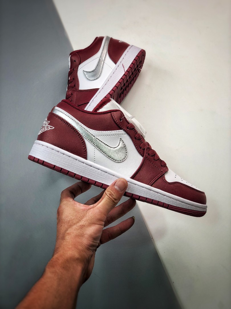 Air Jordan 1 Low Cherrywood Red Bordeaux Size 8 10 11 Us On Carousell