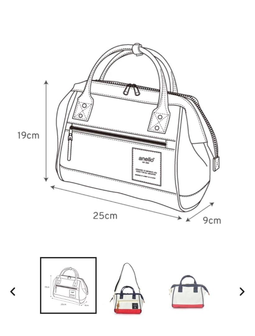 Anello 2way Leather Shoulder Bag Mini Boston Bag, Women's Fashion