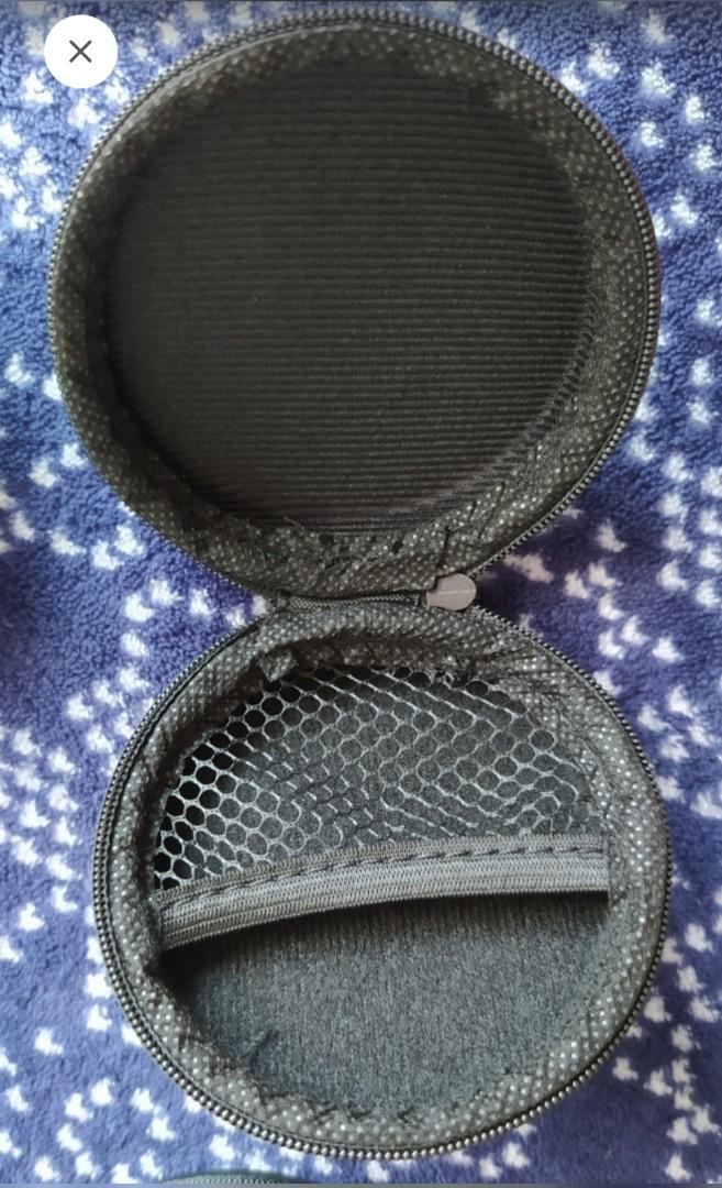 Hard Case Storage Pouch (any 3 for 50) (Category: Portable Audio Accessories) located in Quezon City. Submitted by all_items_50_each (Listing ID 1189359012, Image 3). Description: ANY 3 for 50 portable storage bag case For earphones, bluetooth airpods / inpods, charger, cable wires, accessories, etc Design: Baseus (circle) 6 pcs available Plain black (circle) 7 PCs available Goojodoq (square) *sold* KZ (oval) 2 PCs available ACTUAL pic 2-7 CTTO p