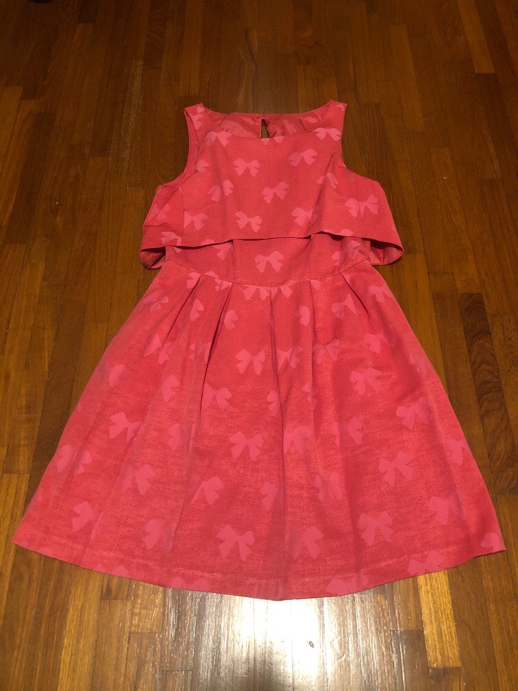 asos nike pink dress