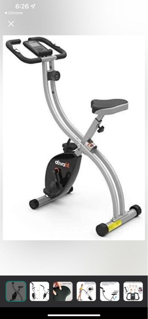 Ativafit exercise folding bike top