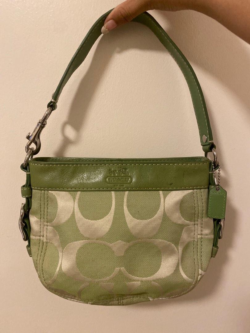 Vintage Tan Leather Coach Baguette Shoulder Bag main image 1
