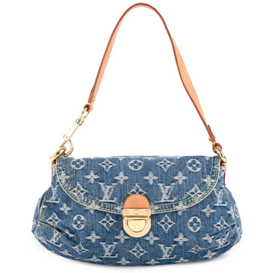 Vuitton denim bag outlet