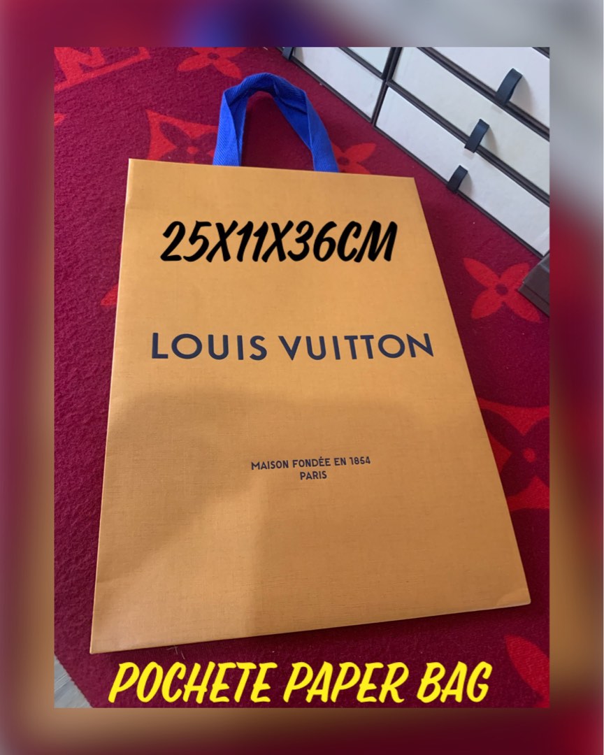Authentic lv paper bag, Luxury, Bags & Wallets on Carousell