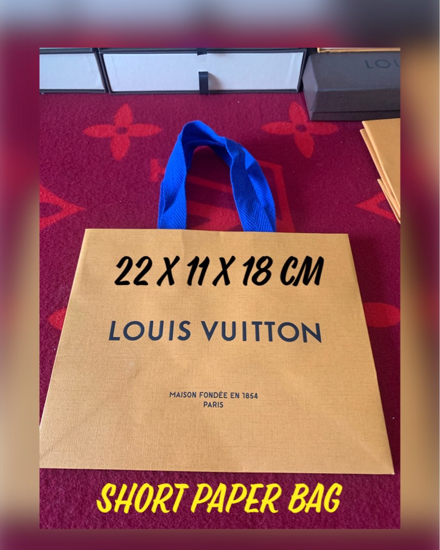 Authentic lv paper bag, Luxury, Bags & Wallets on Carousell