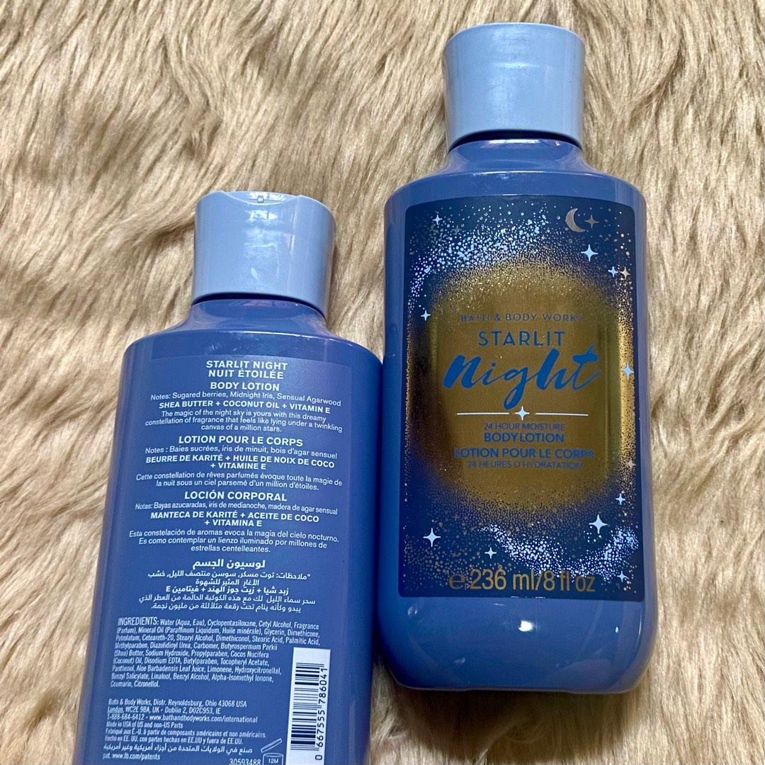BBW Bath and Body Works Starlit Night Body Lotion 236ml, Beauty