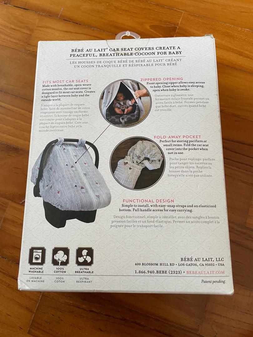 Bebe au lait online muslin car seat cover