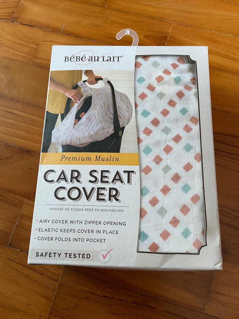 Bebe au lait hotsell muslin car seat cover