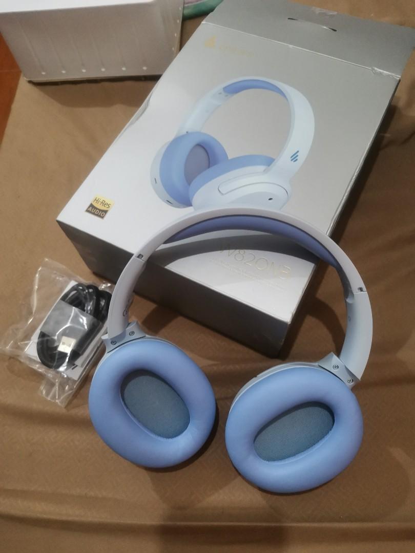 Blue Edifier W820NB Bluetooth with Noise Cancellation, Audio ...