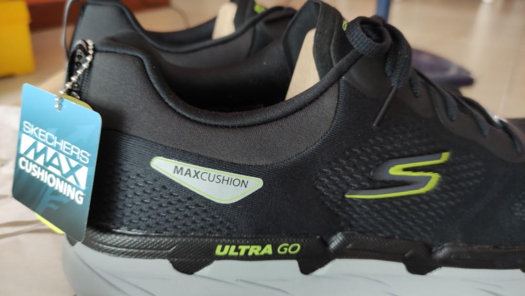 Mens black skechers sale on sale