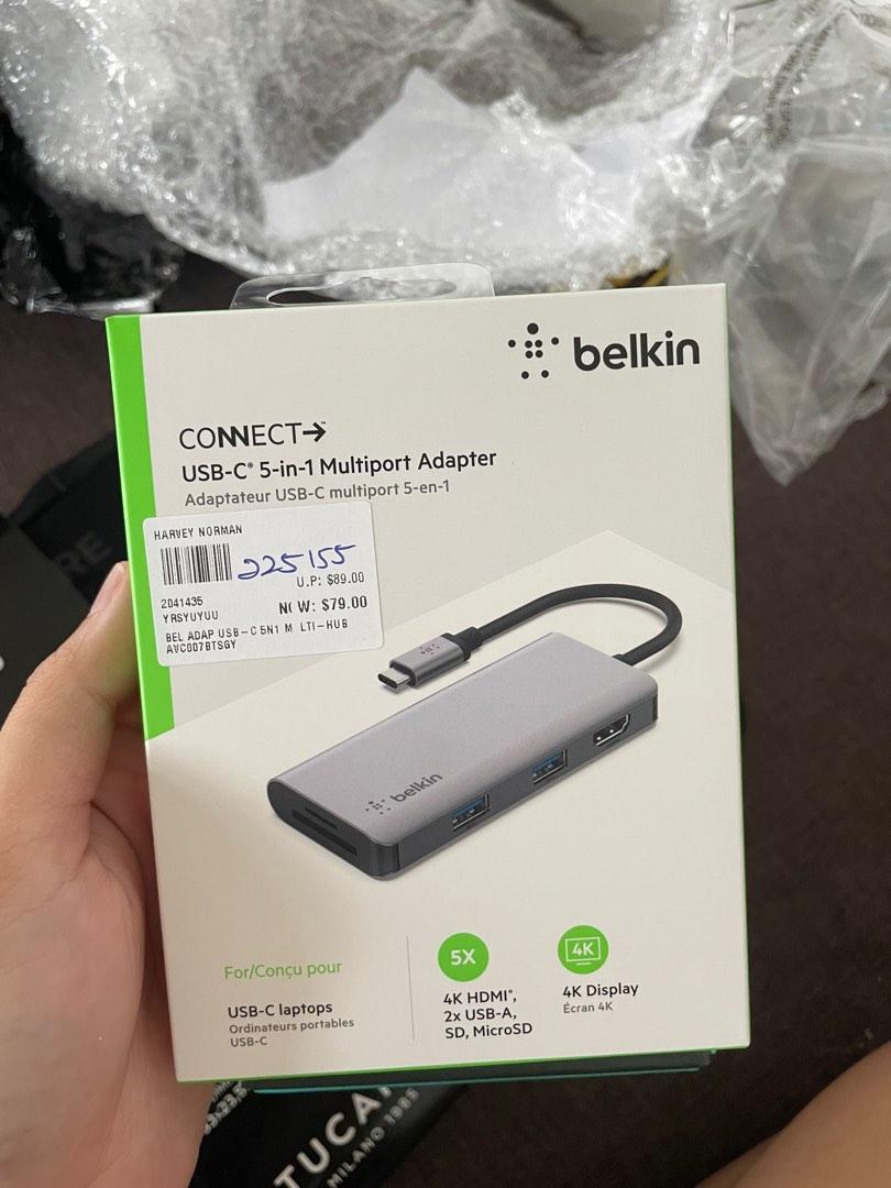 Brand New belkin 5 in 1 Multiport Adaptor, Computers & Tech, Parts