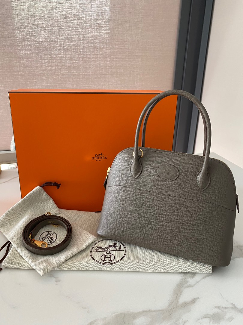 Hermes Bolide 27 in Craie Epsom Leather and GHW – Brands Lover