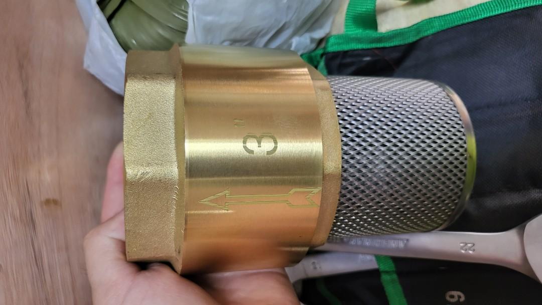 Brass Foot Valve 3", Commercial & Industrial, Construction & Building