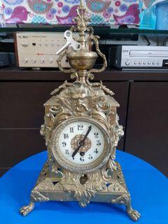 Brass Winding Clock