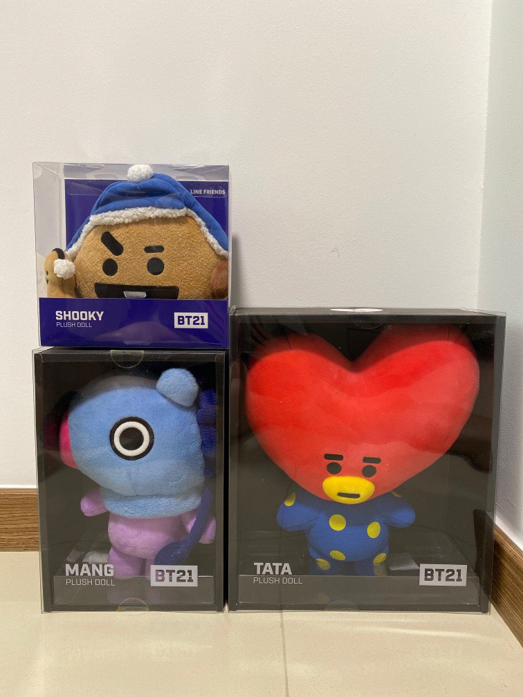 bt21 tata plush doll