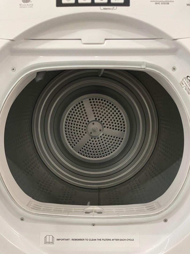 CANDY CONDENSER DRYER 10KG GVCD1013BS, TV & Home Appliances, Washing