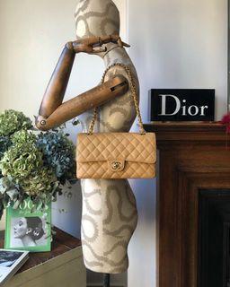 Chanel Classic 2:55 Honey Beige Caviar Double Flap Bag (Most Wanted)