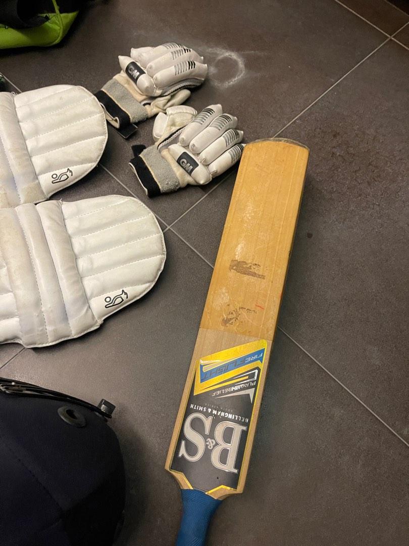 Children’s Cricket Set (Bat, helmet, pads, & bag), Sports Equipment