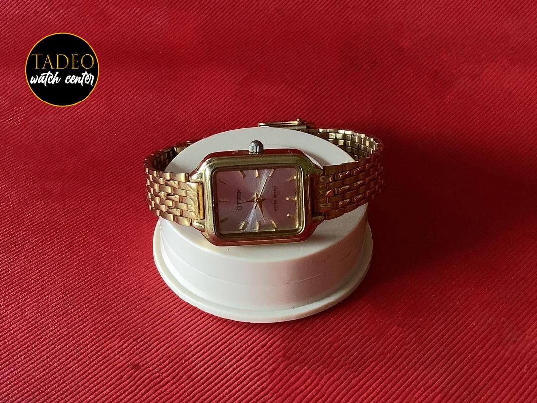 Citizen gold tone watch hot sale