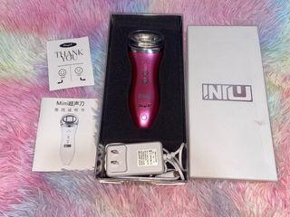 CkeyiN Mini HIFU Ultrasound Face Skin Tightening Machine Portable RF Face Lifting Device Anti-aging Facial Toning Device Professional Rejuvenation and Wrinkles Removing Device MR524