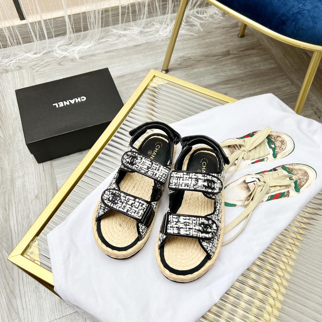 Sandales chanel on sale ete 2019
