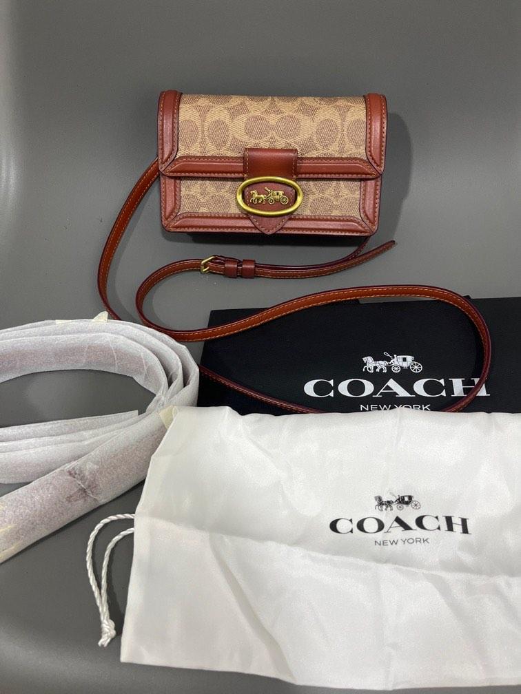 Coach convertible belt online bag in signature canvas