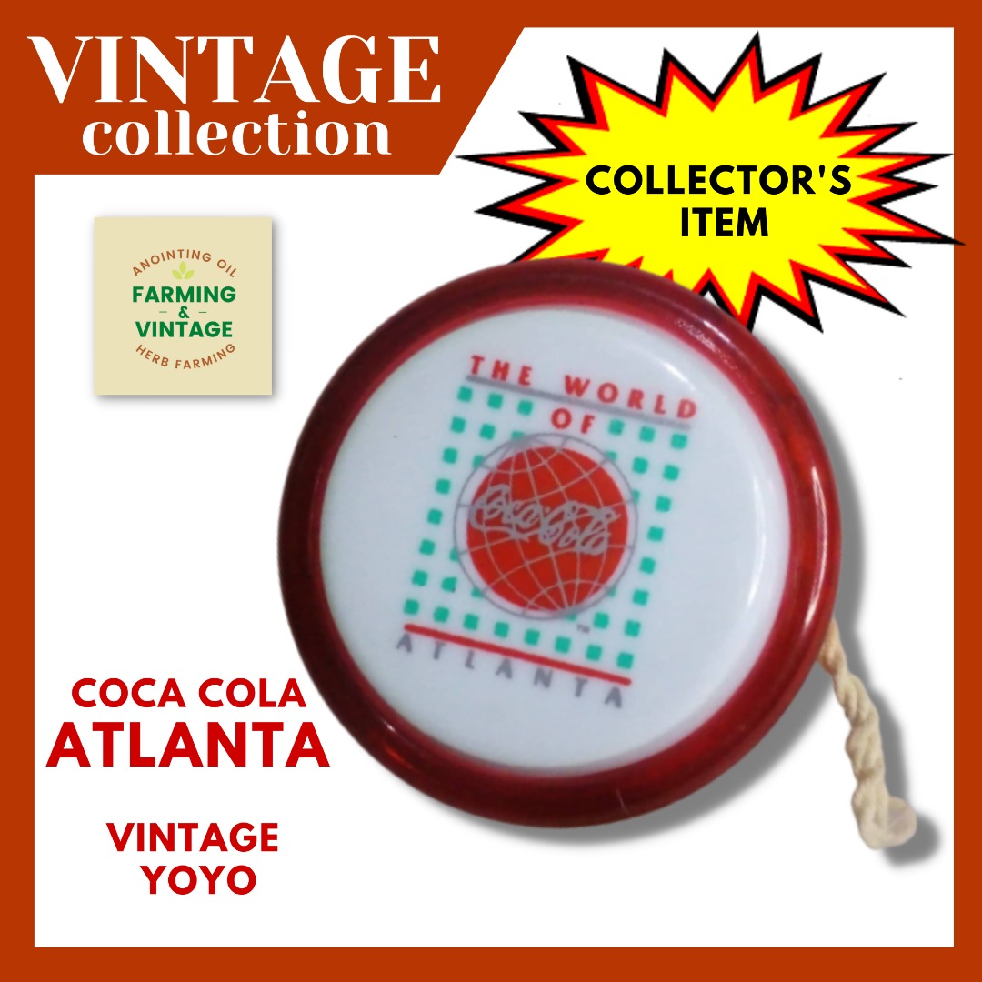 COCA COLA ATLANTA VINTAGE YOYOYOYO, Hobbies & Toys, Memorabilia