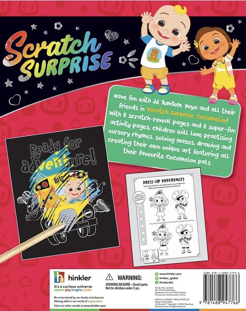 Scratch Surprise Activity Book (brand new) Imported frm Aus